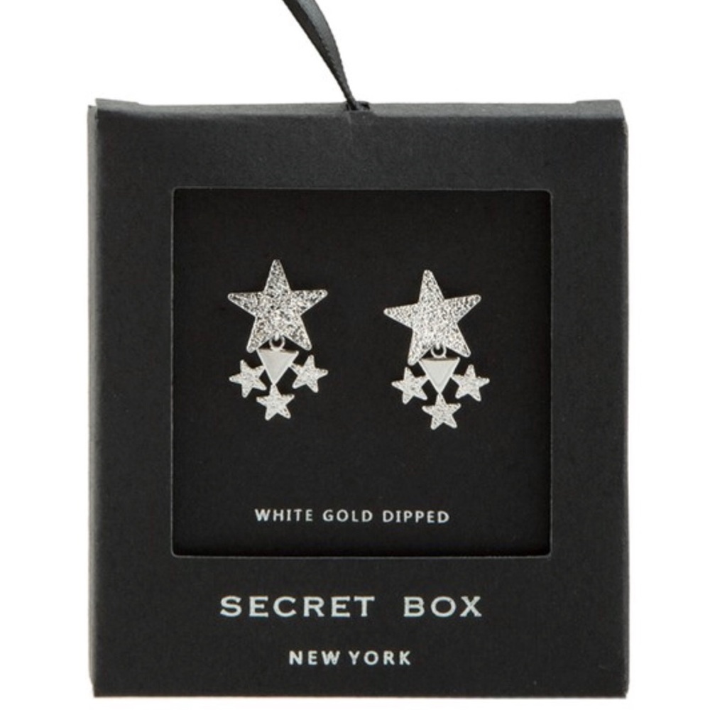 Gold dipped Star Cluster Stud Earrings